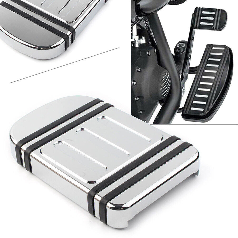 Large Brake Pedal Pad Cover Fit for Harley Touring Electra Glide Road King 1980-Up