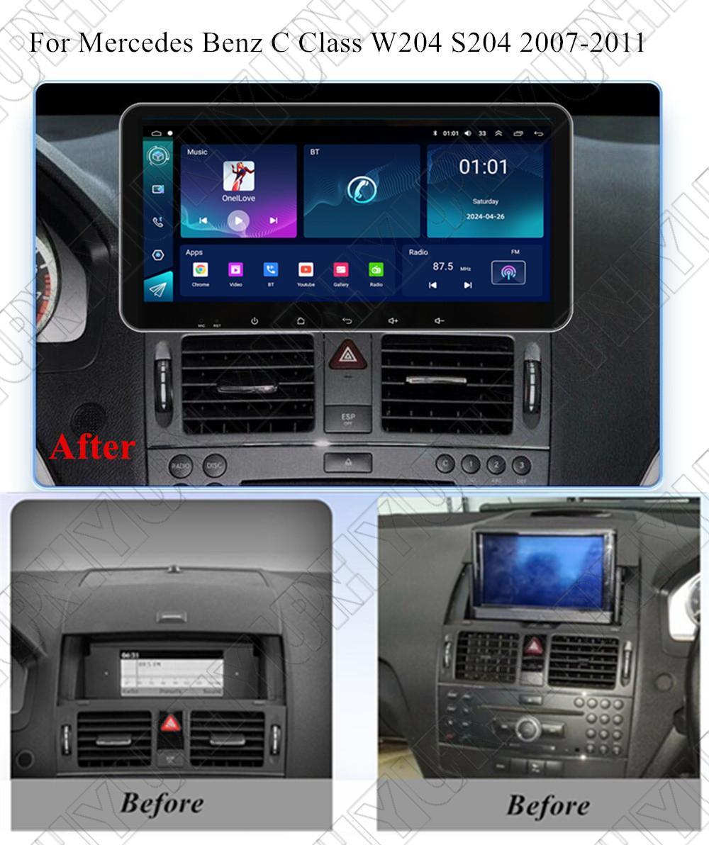 10.33 4+32G Stereo Radio GPS Wifi for Mercedes for Benz C Class W204 S204 2007-2011