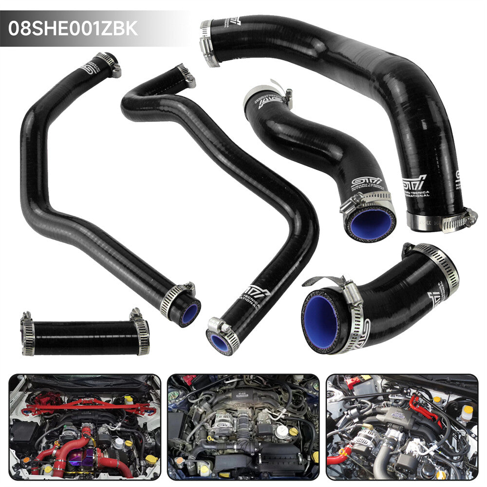 Radiator Coolant Heater Silicone Hose For BRZ for Scion -S for Toyota GT86 13+ Clamps
