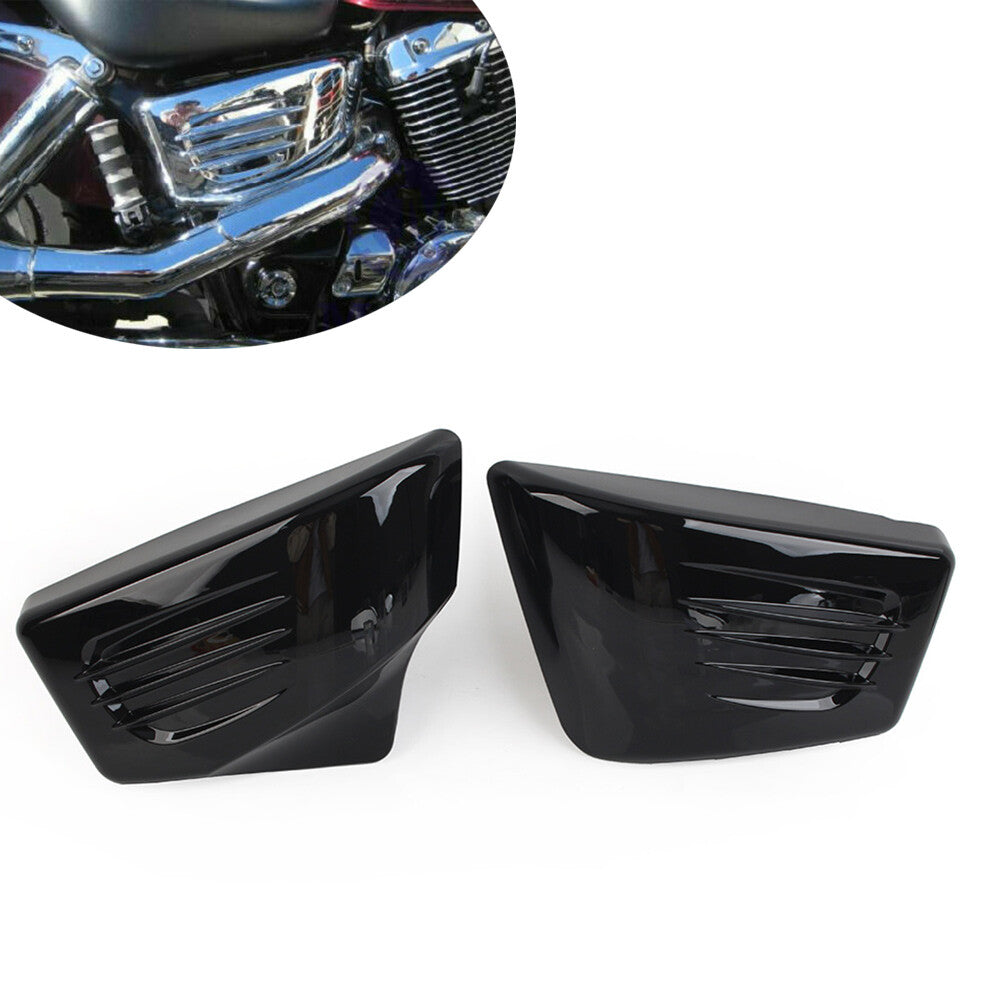 Seitendeckel f¨¹r for HONDA ACE TOURER SABER 1100 VT1100 VT1100C2 linkrecht schwarz