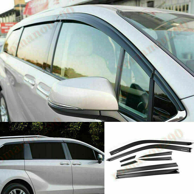 for Toyota for SIENNA 2021-23 Black window visor sun guard rain deflector Vent Shade