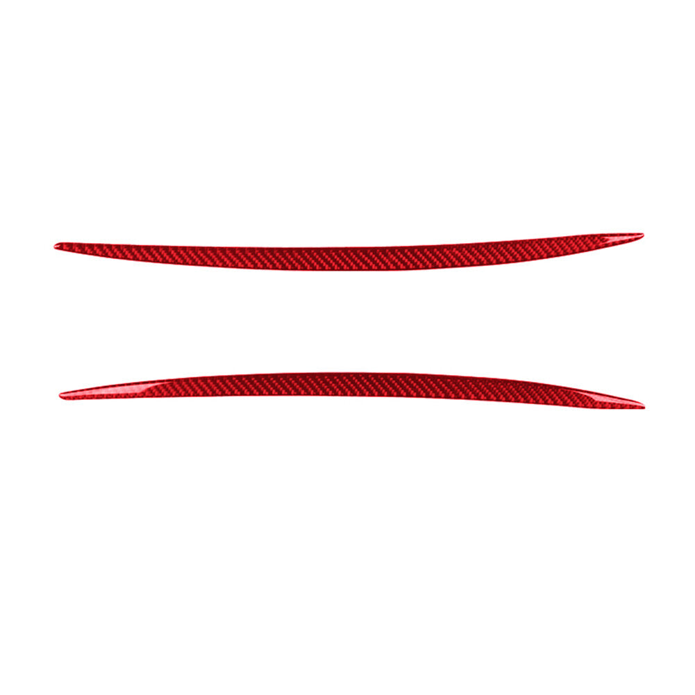 Red Carbon Fiber Side Door Fender Air Vent Outlet Cover Trim for Toyota Supra