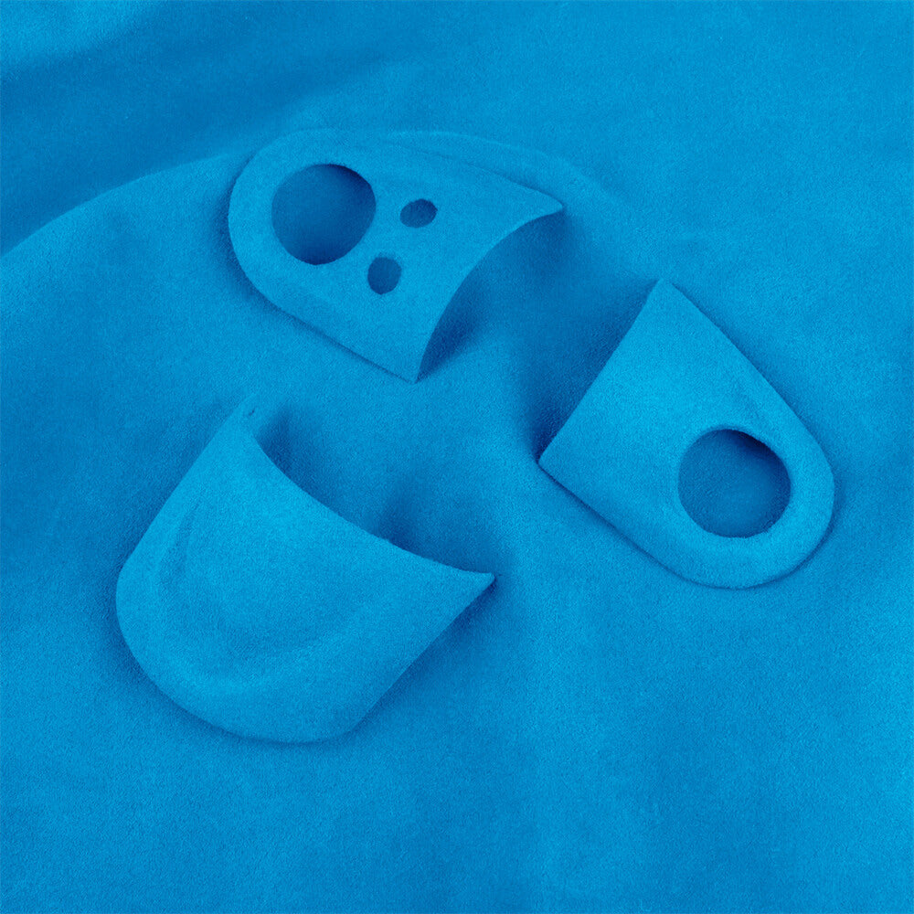 Suede Blue Steering Wheel Button Trim for BMW for Mini Cooper R55 R56 R57 R58 R59R60