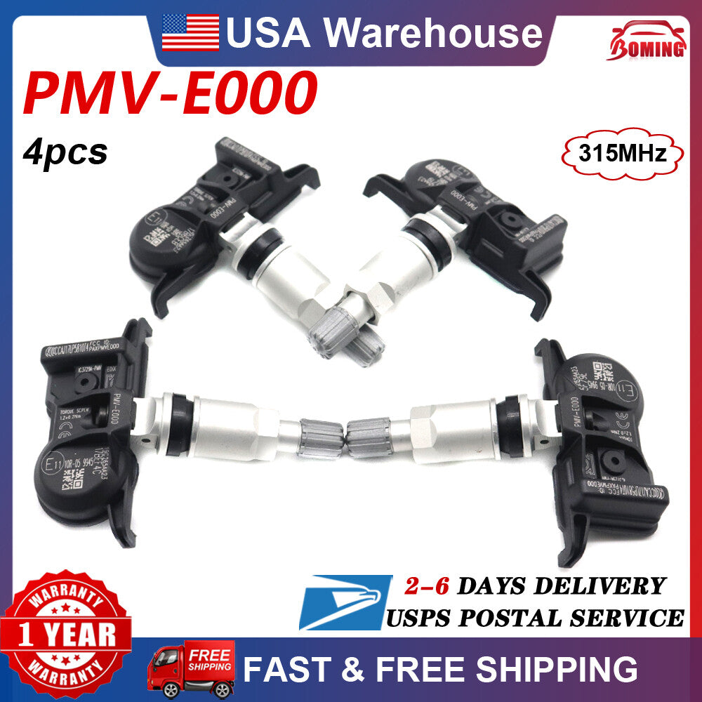 4x TPMS TIRE PRESSURE SENSOR 42607-02050 for Toyota for Camry for Corolla for Lexus GX RX