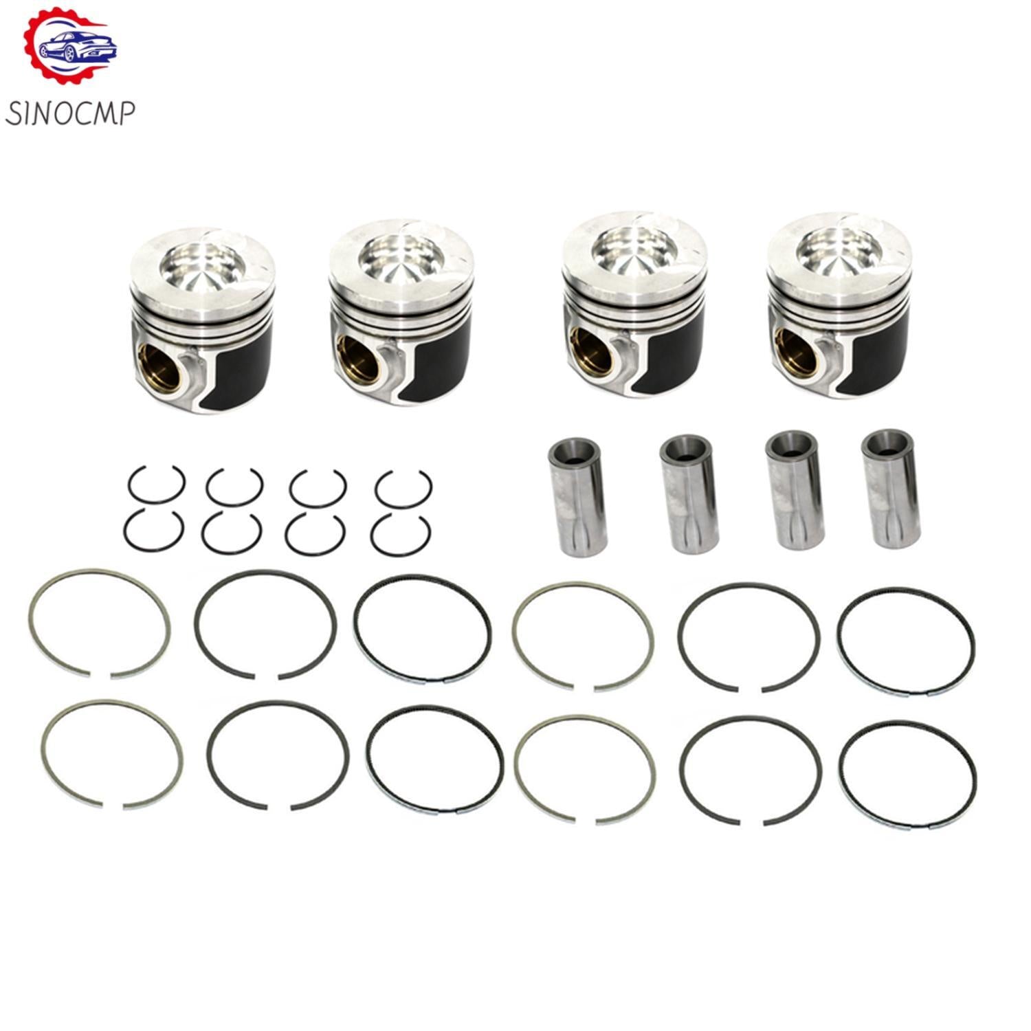 4pcs PISTON  RING SET 0.50 for HYUNDAI D4CB FOR H-1 SATELLITE for KIA SORENTO 2.5 LTR