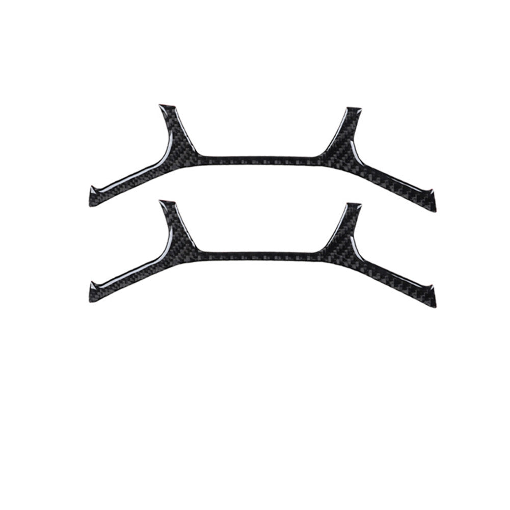 2X Carbon Fiber for Seat Head Molding Trim Cover for Toyota Supra A90 2019-2022