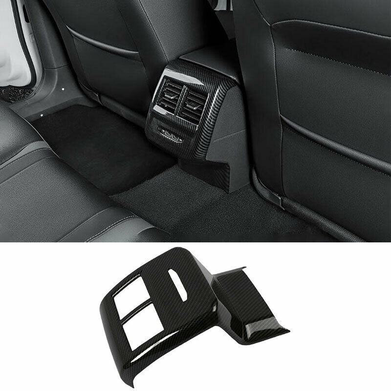 for Volkswagen for Jetta Mk7 2019-2022 Carbon Fiber Rear Air Outlet Vent Cover Trim