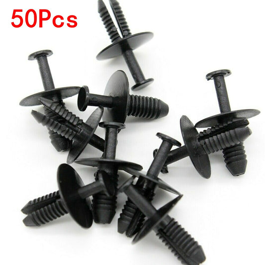 50pcs Bumper Door Trim Clip Sill Retainer Rivet for BMW Series 3 5 7 E46 E38 E39