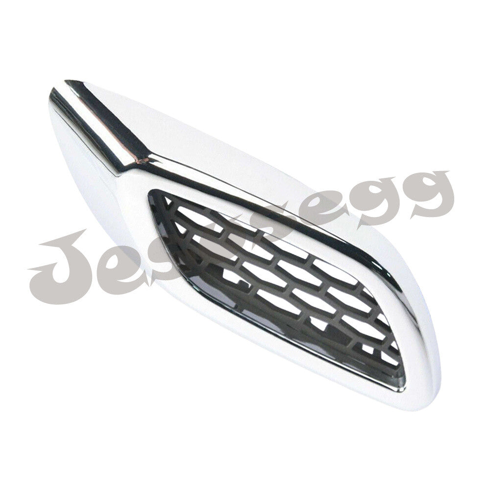 Left Side Fender Air Vent Outlet Cover Trim Fit for Maserati Levante Chrome