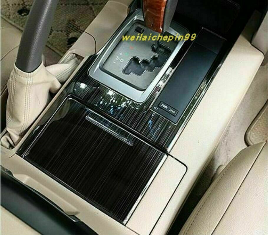 Black Interior Full Set Decor Trim Accessories for Toyota for Land Cruiser 2016-2021