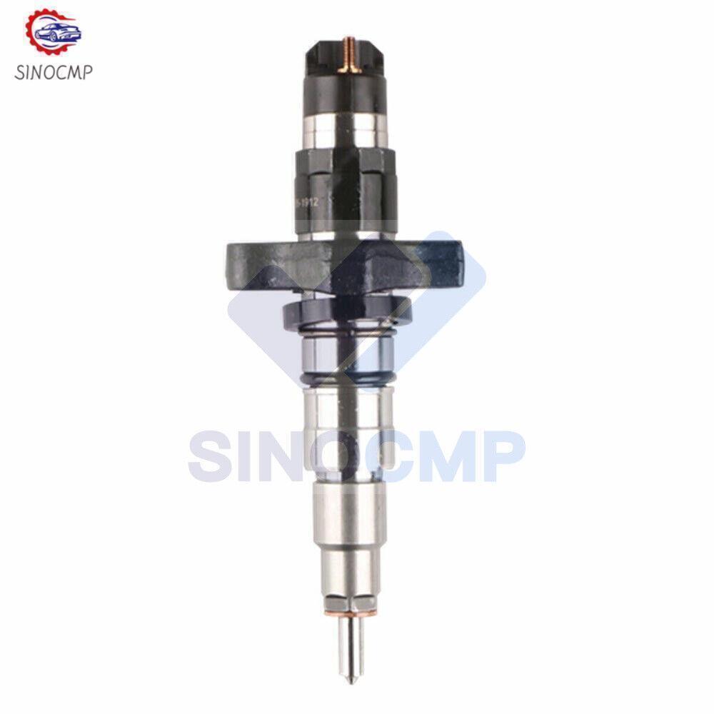 6x 0445120255 Diesel Injector w/ Connector Tube For 5.9L 03-05 for Dodge for Ram