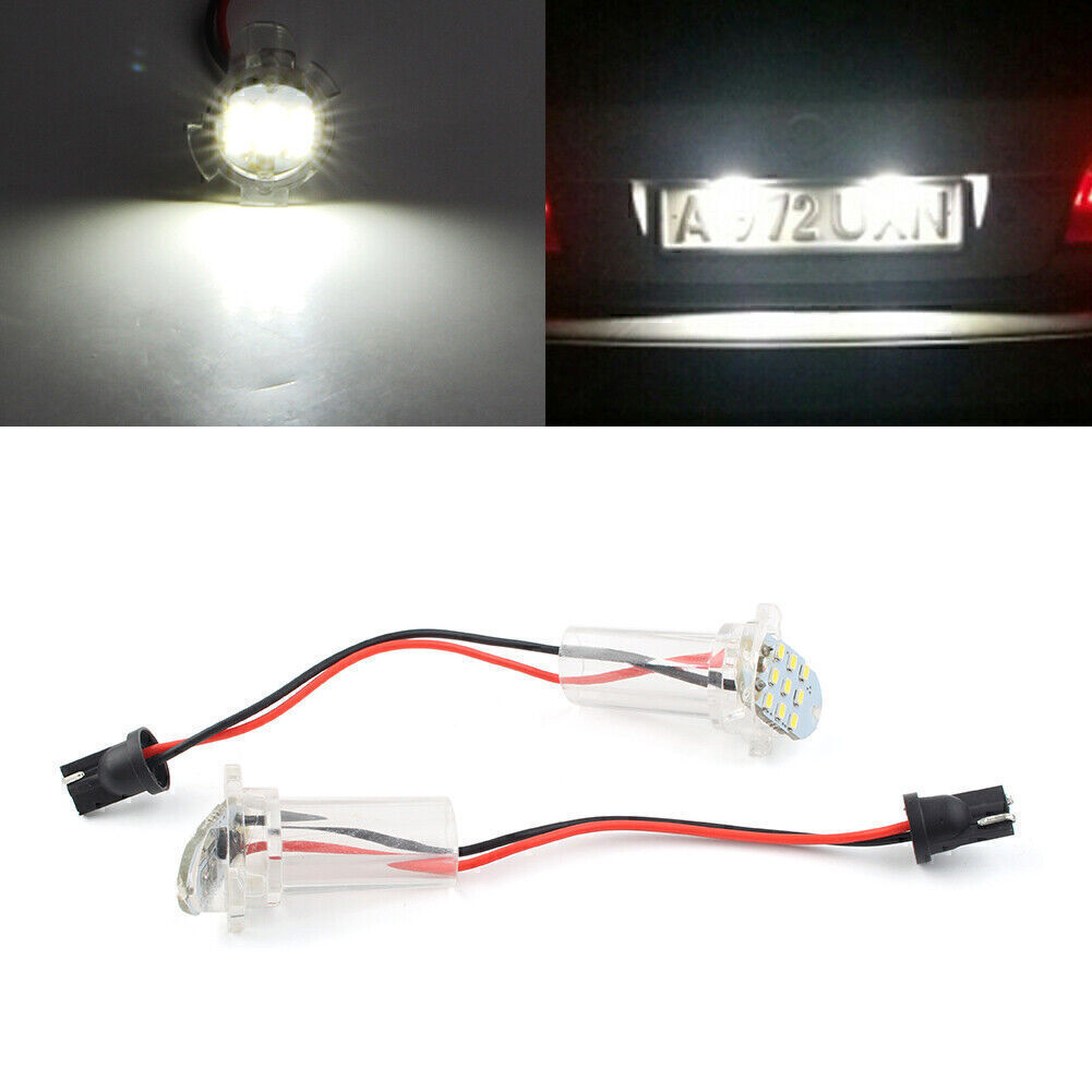 2x white LED License Number Plate Light Fit for TOYOTA for Corolla Alphard Atis IST