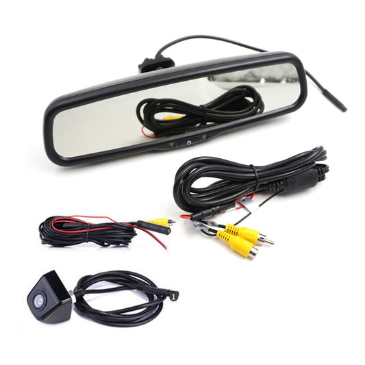 Automatic dimming TFT LCD screen rearview mirror monitor parking review + rear camera