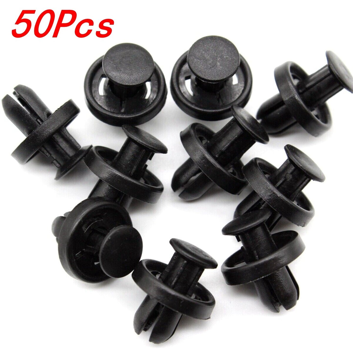 50 Clips Fender Liner, Engine Cover Push-Type Retainers for Subaru 909140065
