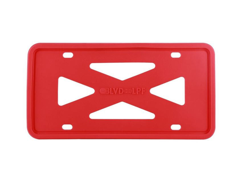 Car license plate frame cover cap trunk red silicone for Genesis