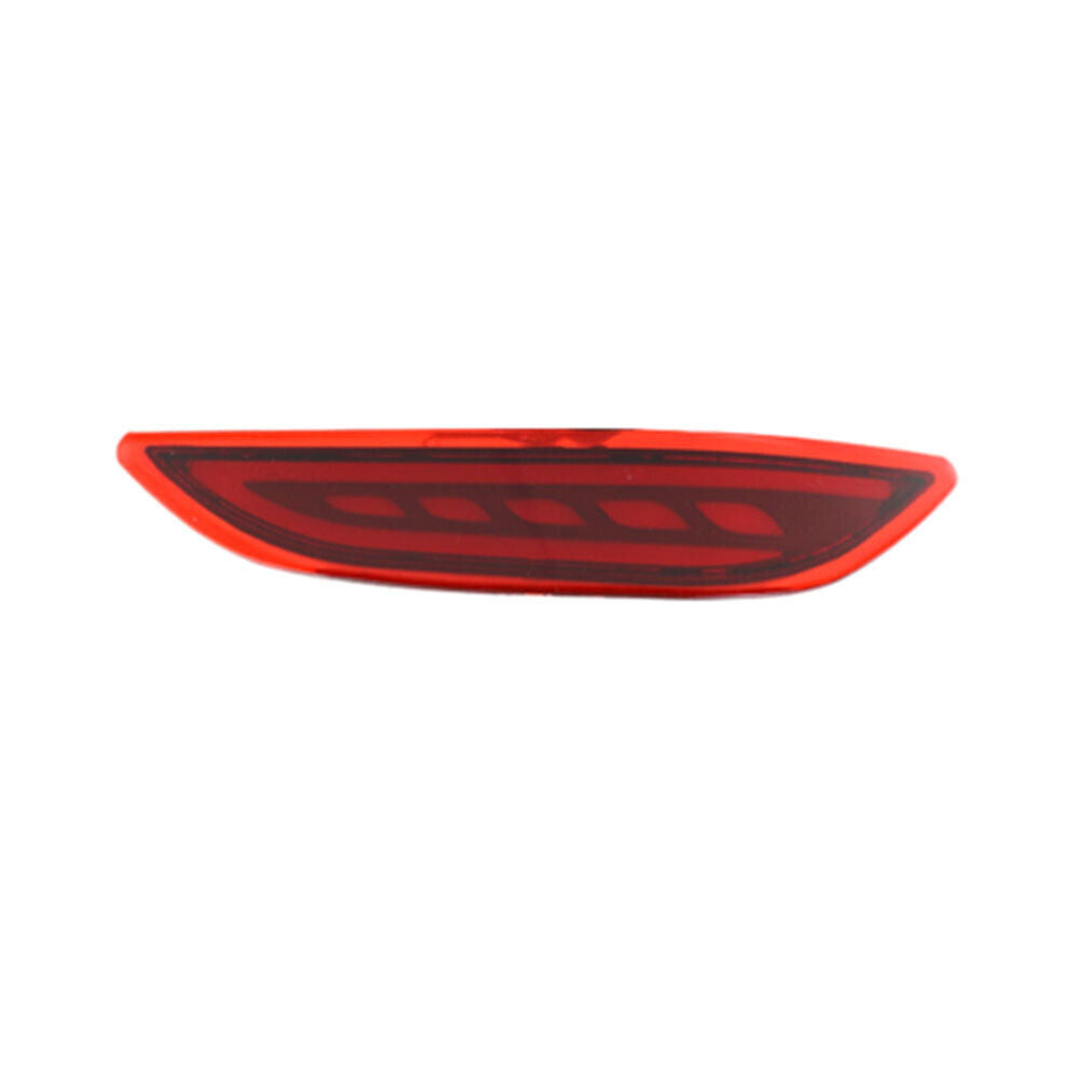 Red Rear FogBrake Taillight Bumper Reflector Light for Honda City 15-19 Left A1