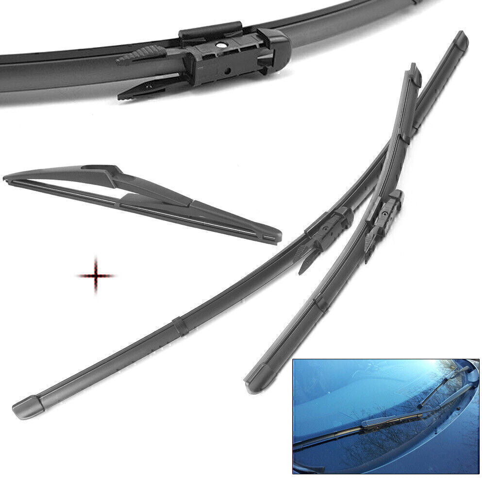 24+15+12 Front Rear Wiper Blades For 2006-2013 Dualis / for Nissan Qashqai J10
