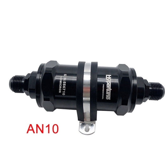 Inline Fuel Filter E85 Ethanol AN10 With 100 Micron Stainless Steel Element 10AN