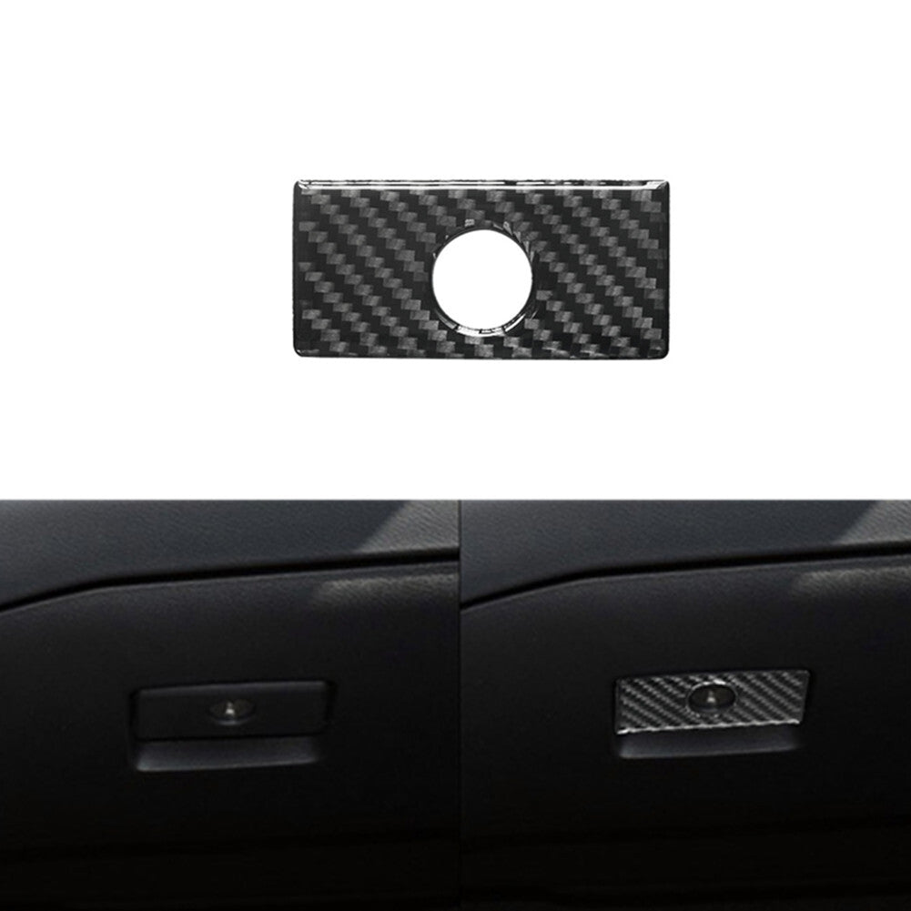 Carbon Fiber Glove Box Latch Frame Cover Trim for Nissan Altima 2019-2022