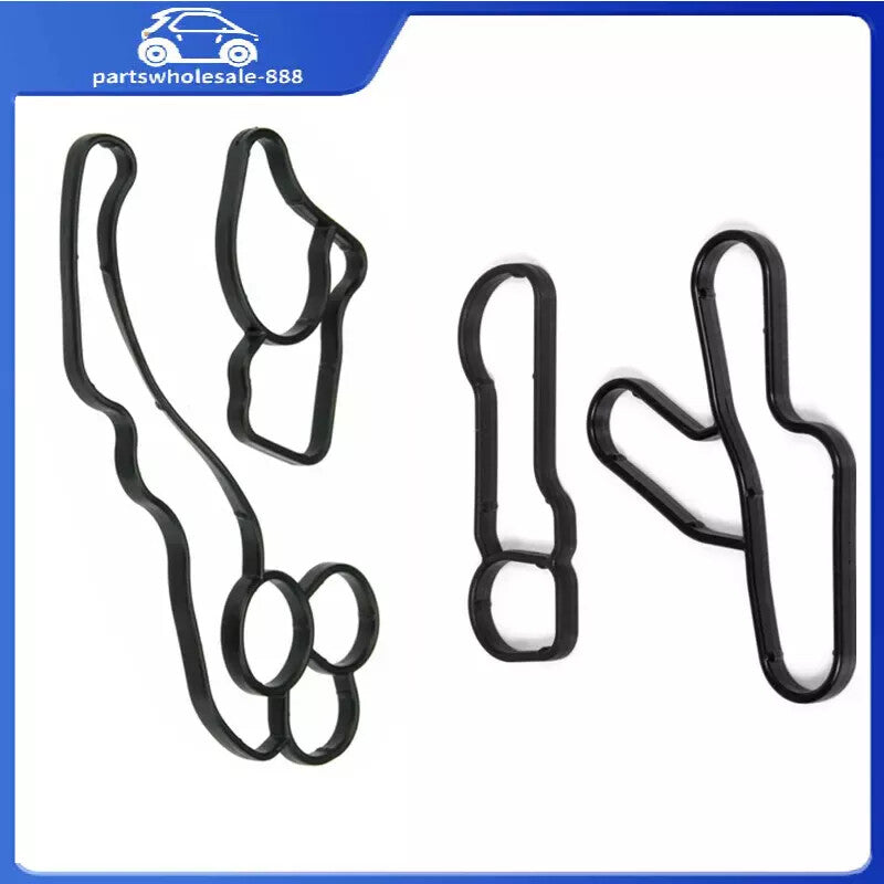 Set of 3 Kit Gasket Set Oil Cooler for BMW N47 N57 E90 F20 F30 X3 F25 X4 F26
