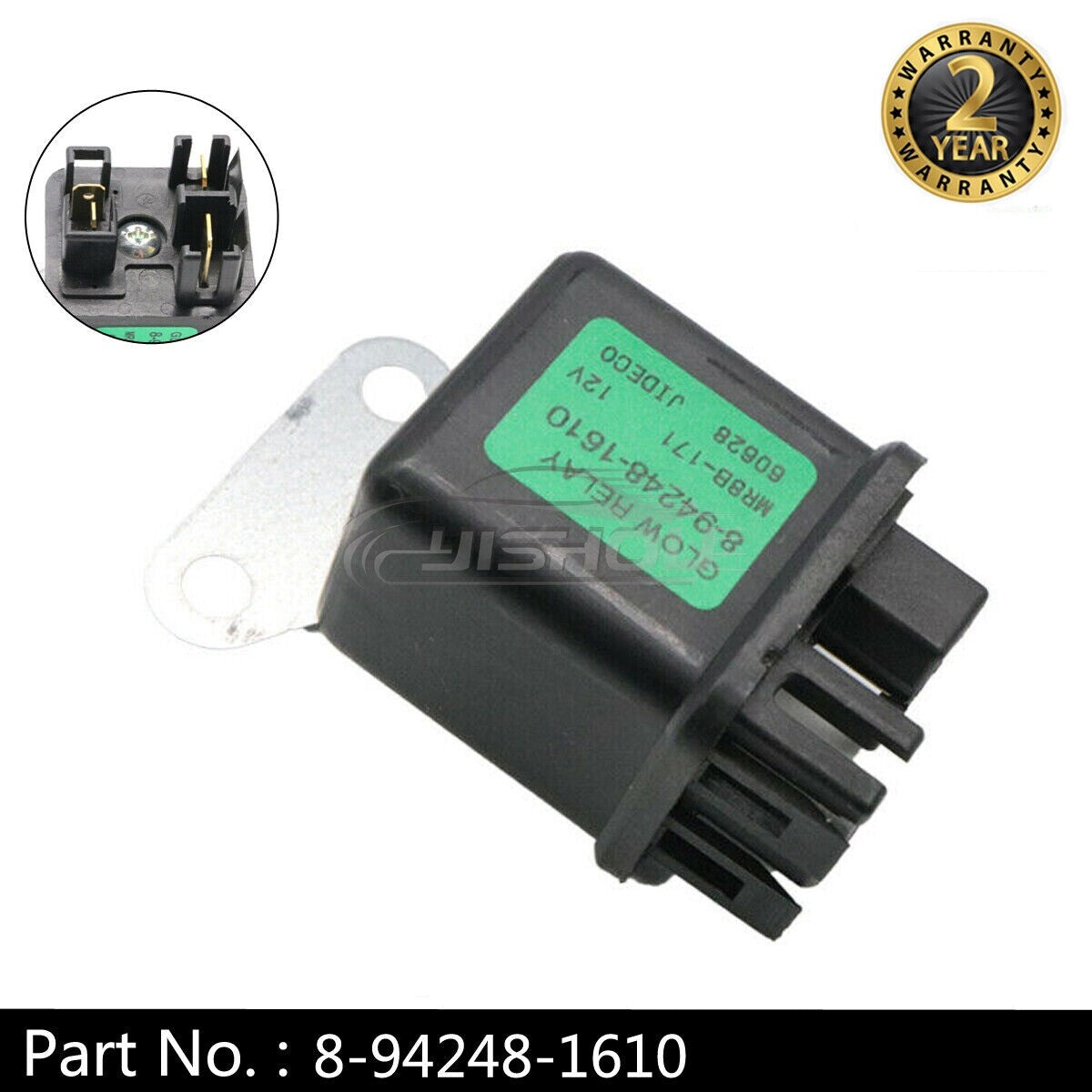 new 8942481610 12V relay illuminated plug suitable for Isuzu and Hitachi ZAXIS27U, ZAXIS50U, ZAXIS40U.