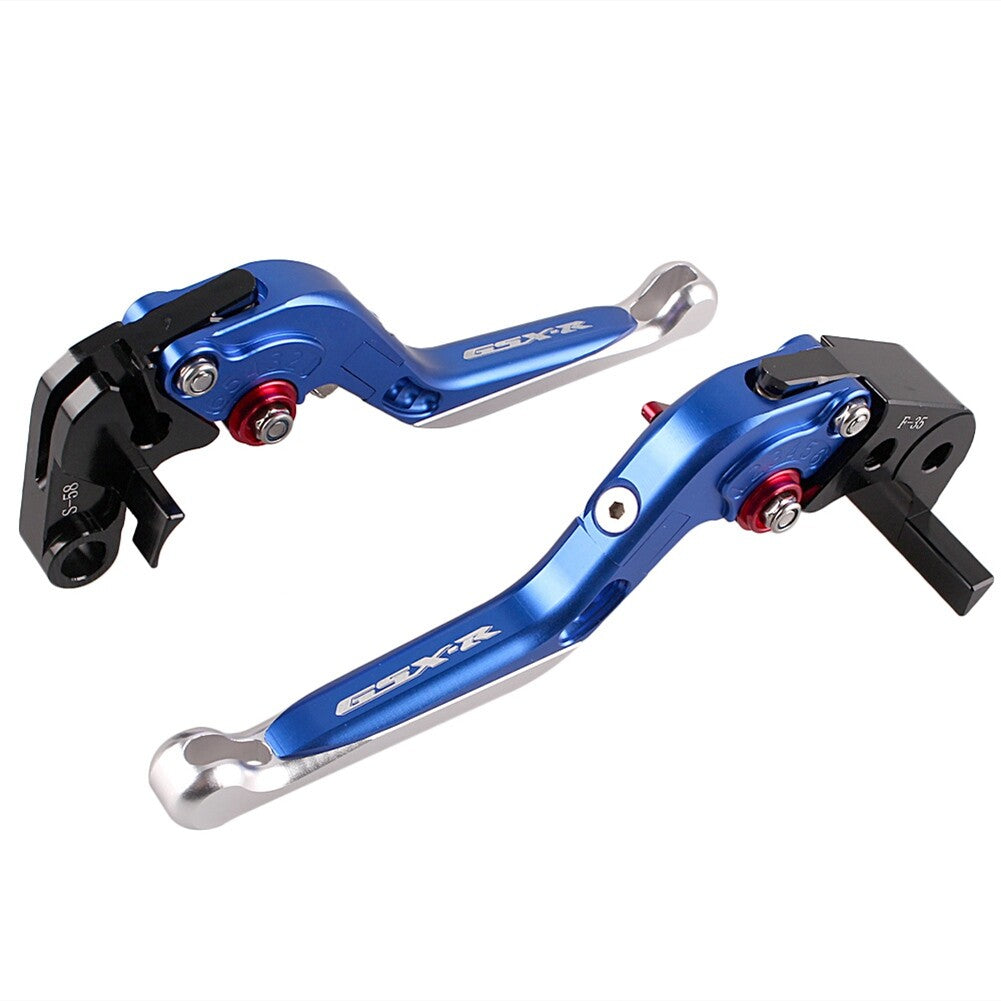 CNC Folding Extendable Brake/Clutch Levers for SUZUKI GSXR 600/750 1997-2003
