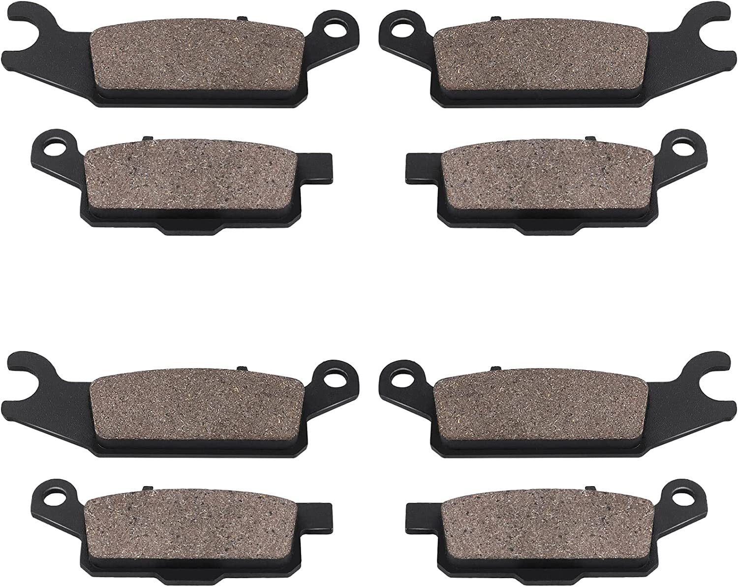 Brake Pads FrontRear for Yamaha Grizzly 550 YFM550/Grizzly 700 YFM700 2007-2022