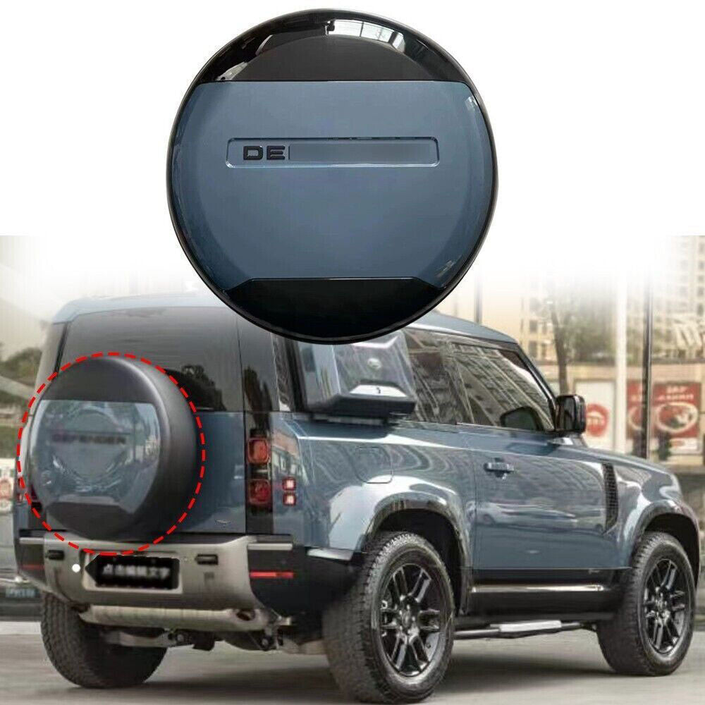 For LR for Defender 90 110 130 2020-24 Tasman Blue Spare Tire Rear Wheel Cover Trim