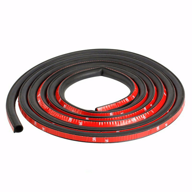 8M D Shape Car Door Hood Trunk Trim Edge Moulding Rubber Weatherstrip Seal Strip
