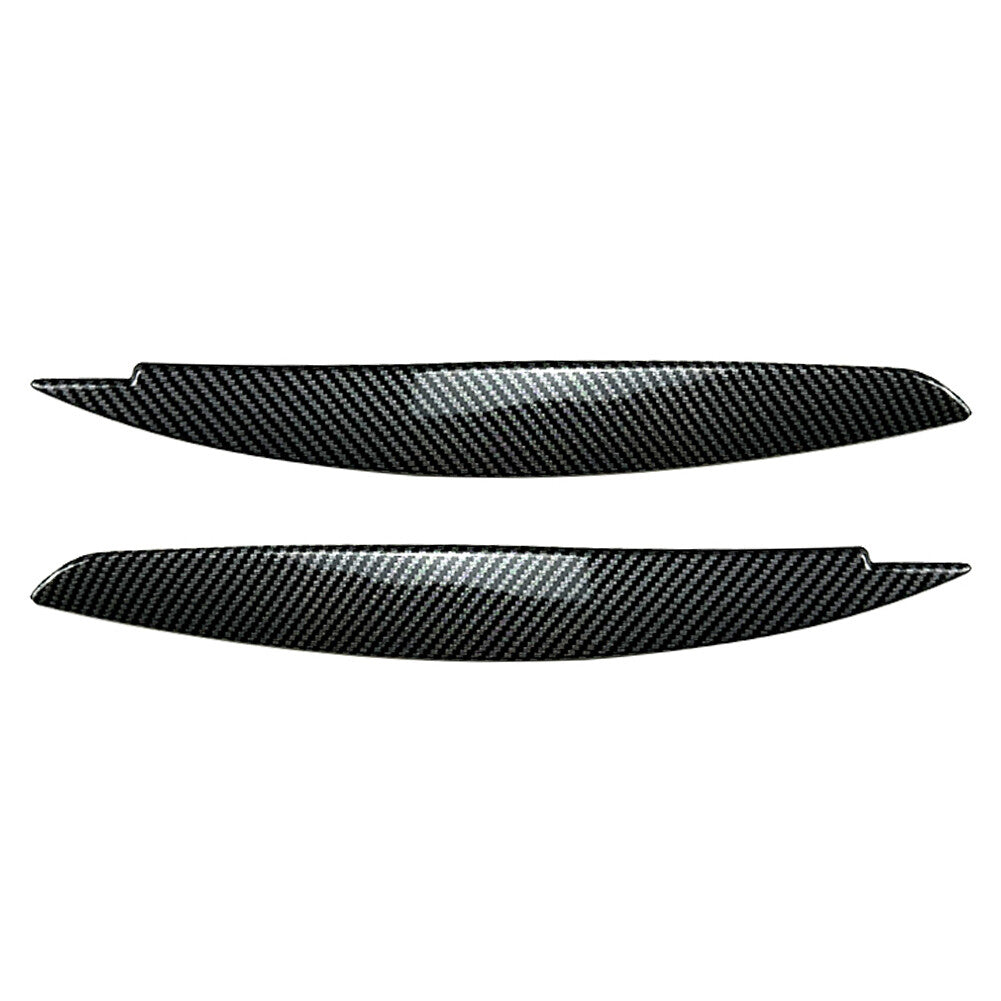 Front Headlight Eyelids Eyebrows Trim Fit for BMW 1 Series E81 E82 E87 E88 2008-13