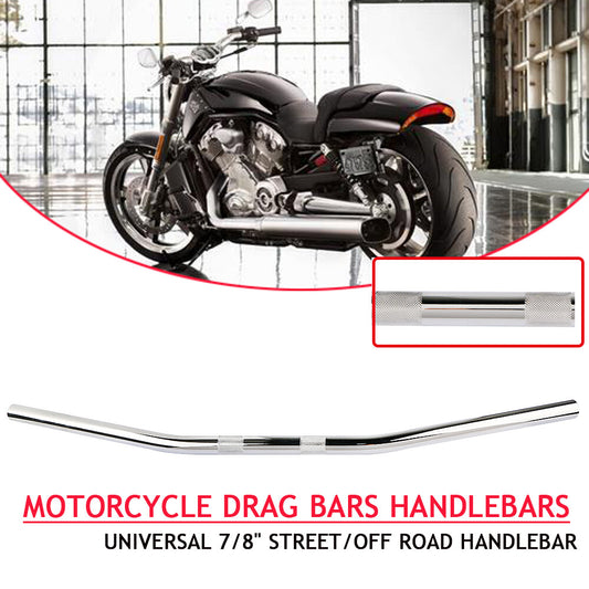 7/8 inch 22 mm motorcycle handlebar trailing bar chrome alloy universal for Honda , for Yamaha , and for Suzuki .