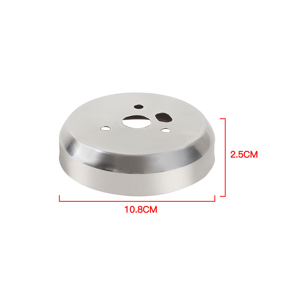 56 Hole Steering Wheel Polishe Hub Adapter Flaming River Ididit GM for Chevy Silver