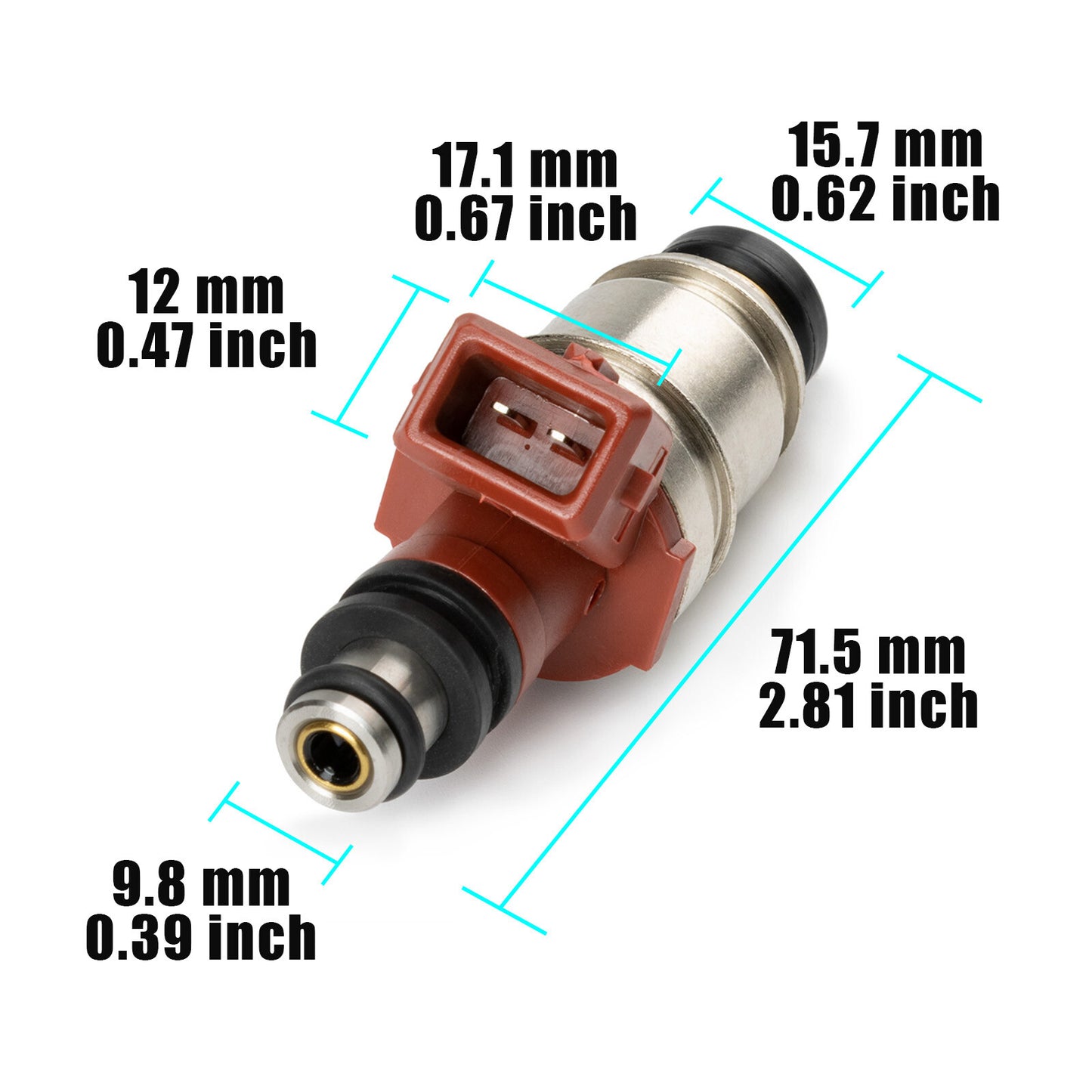 4X Fuel Injectors 16600-86G00 16600-86G10 for Nissan D21 Pickup 2.4L 1991-1994