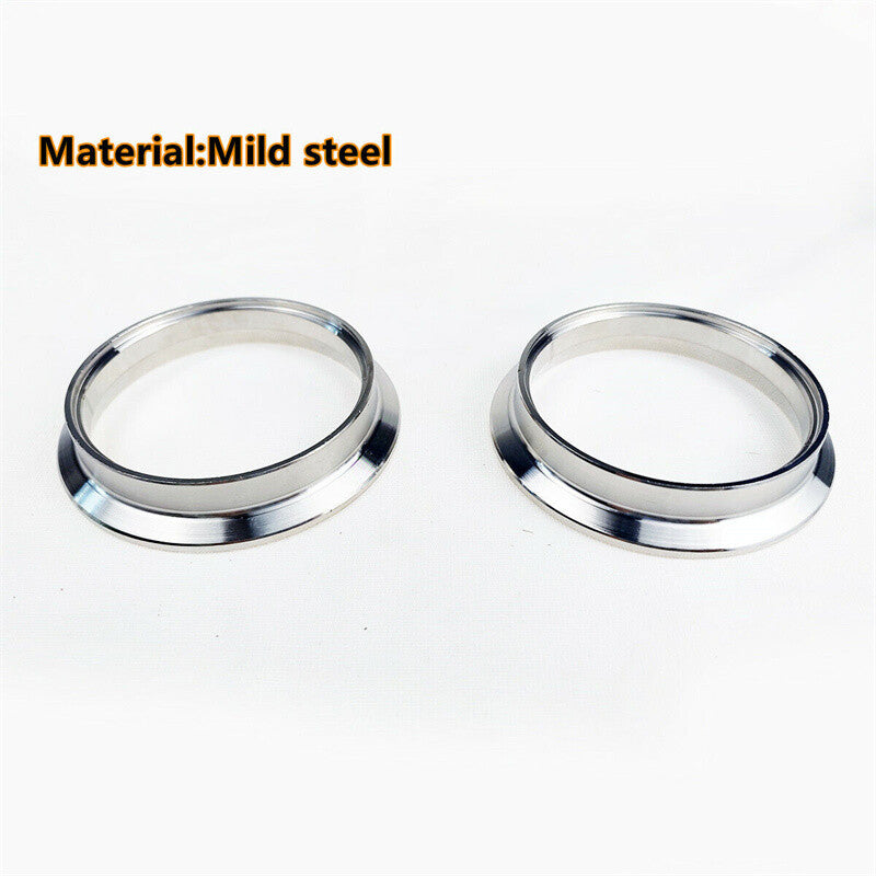 2.25 inch Stainless Steel V-Band Clamp Mild Steel Flange for Exhaust Downpipe