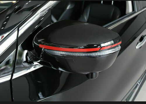 2Gloss Black Rearview Side Mirror Cover Trim for Nissan Rogue X-Trail 2014-2020