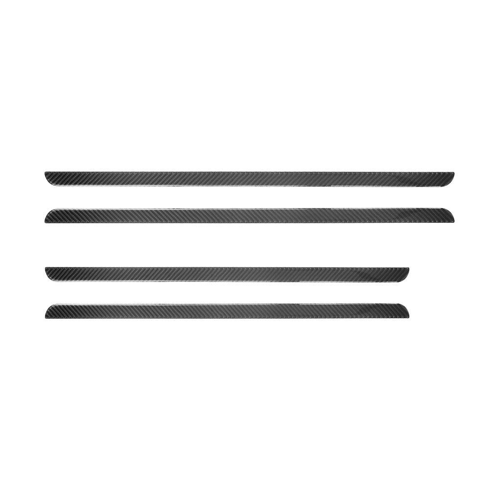 4PCS Carbon Fiber Door Trim Decorative Trim for Jeep for Wrangler 2007-2010