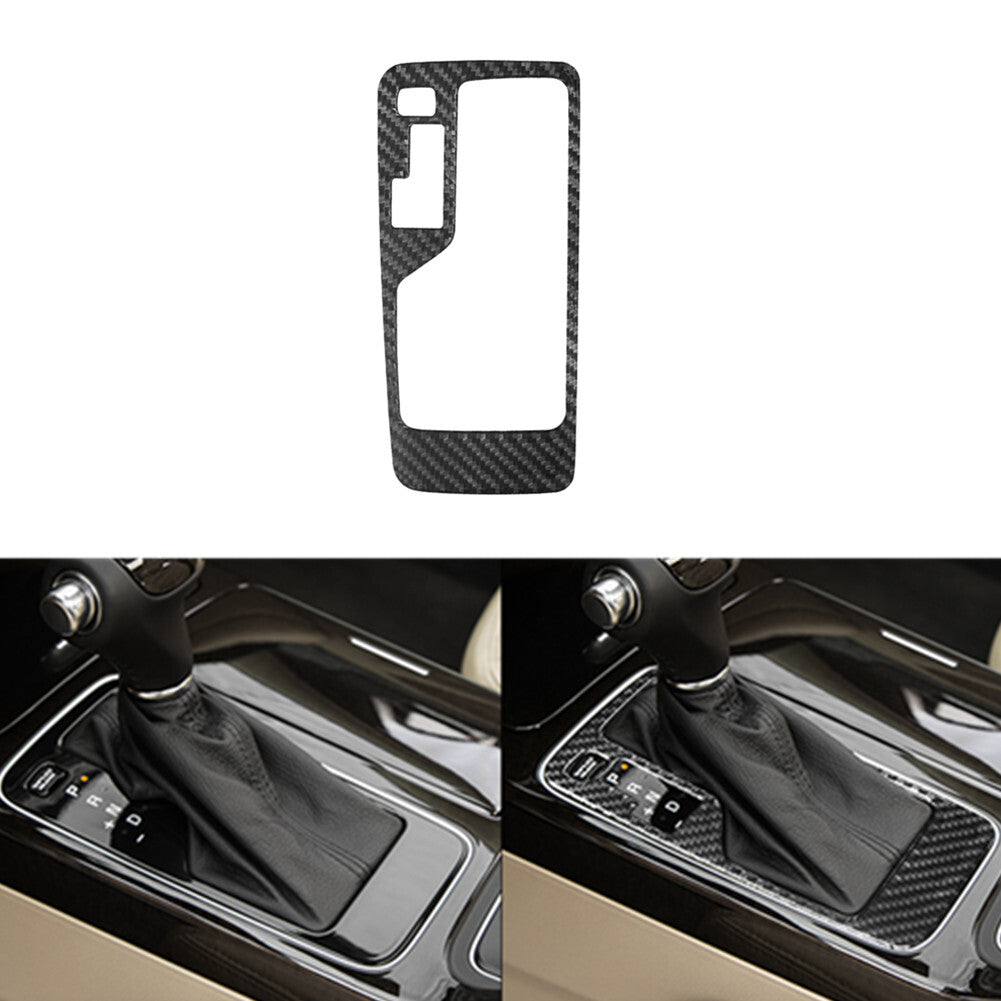 Carbon Fiber Gear Shift Inner Frame Cover Trim for Kia Cadenza 2014-2016