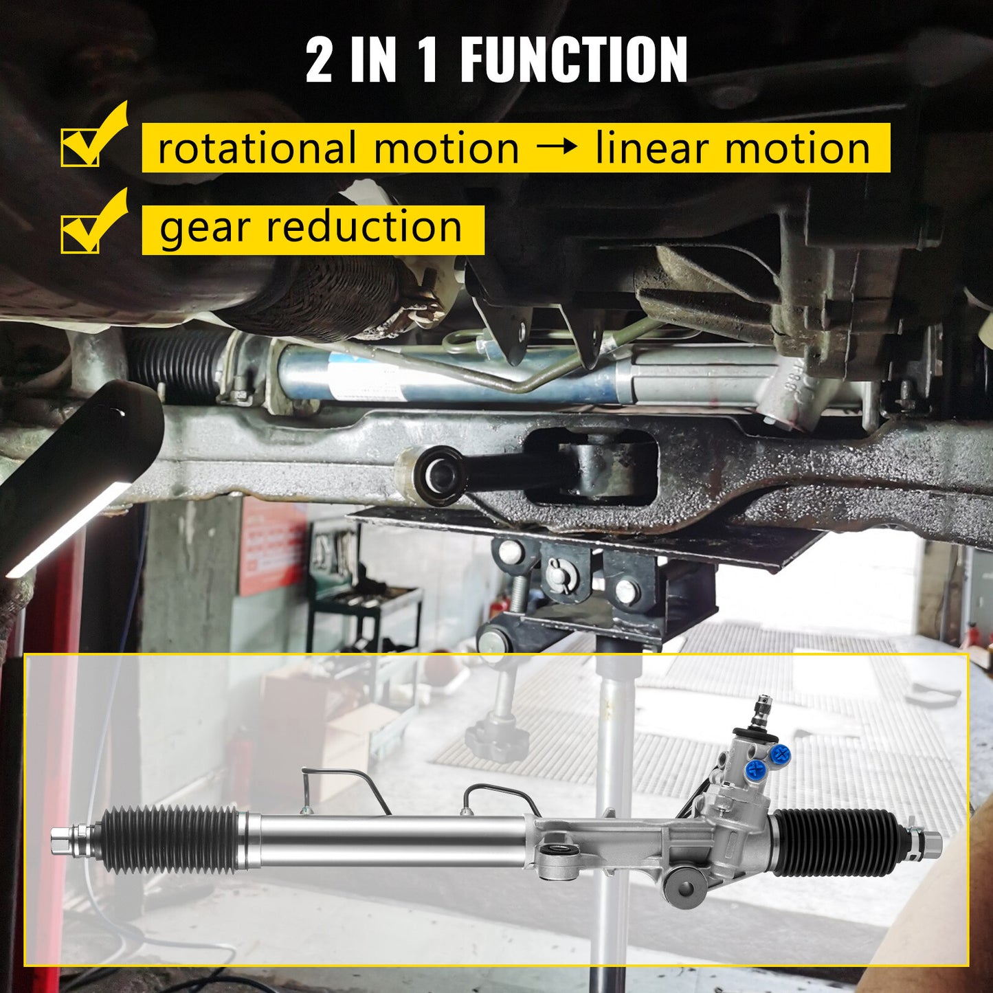 Power Steering Rack and Pinion Assembly Fit For 95-04 for Toyota 4Runner Tacoma 4WD