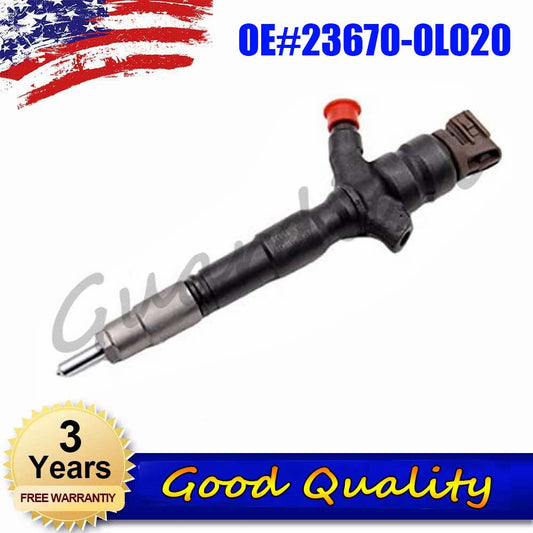 Diesel Fuel Injector 23670-0L020 for Toyota Hilux 2KD-FTV Euro4 1KD-FTV Euro4