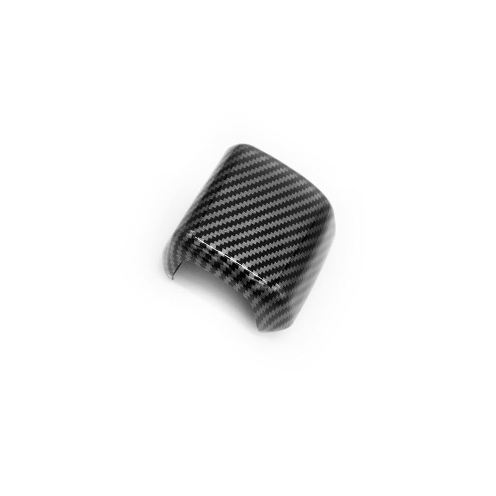 Abs Carbon Fiber Console Shift Knob Trim Cover for Toyota Tundra 2020-2024