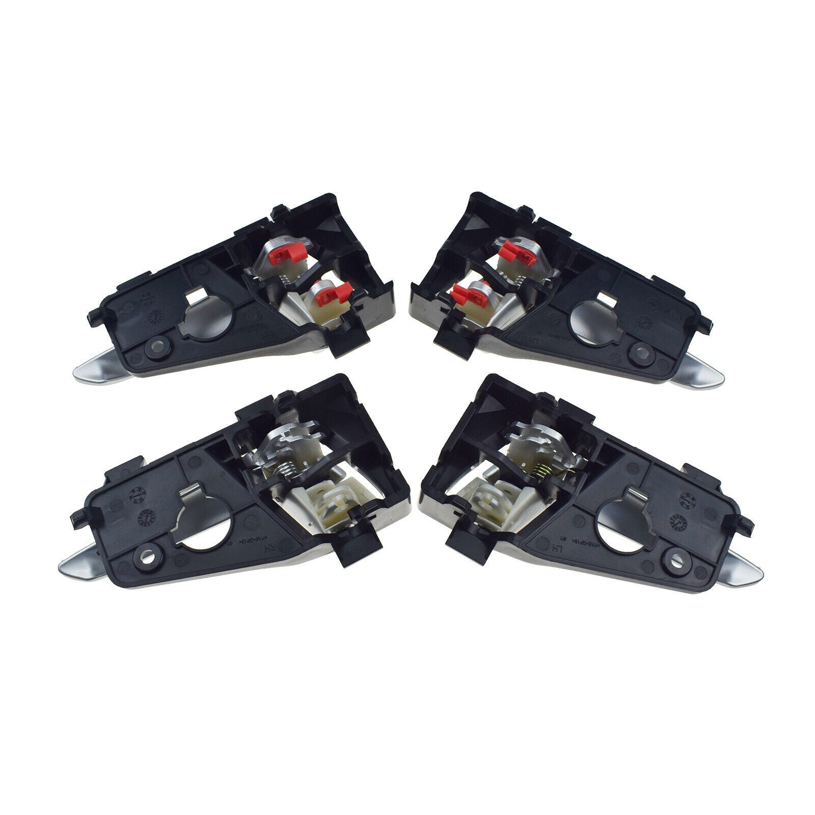 for Kia Picanto 2011-2016 Set of 4 Interior Door Handles Silver FL RL RR NEW