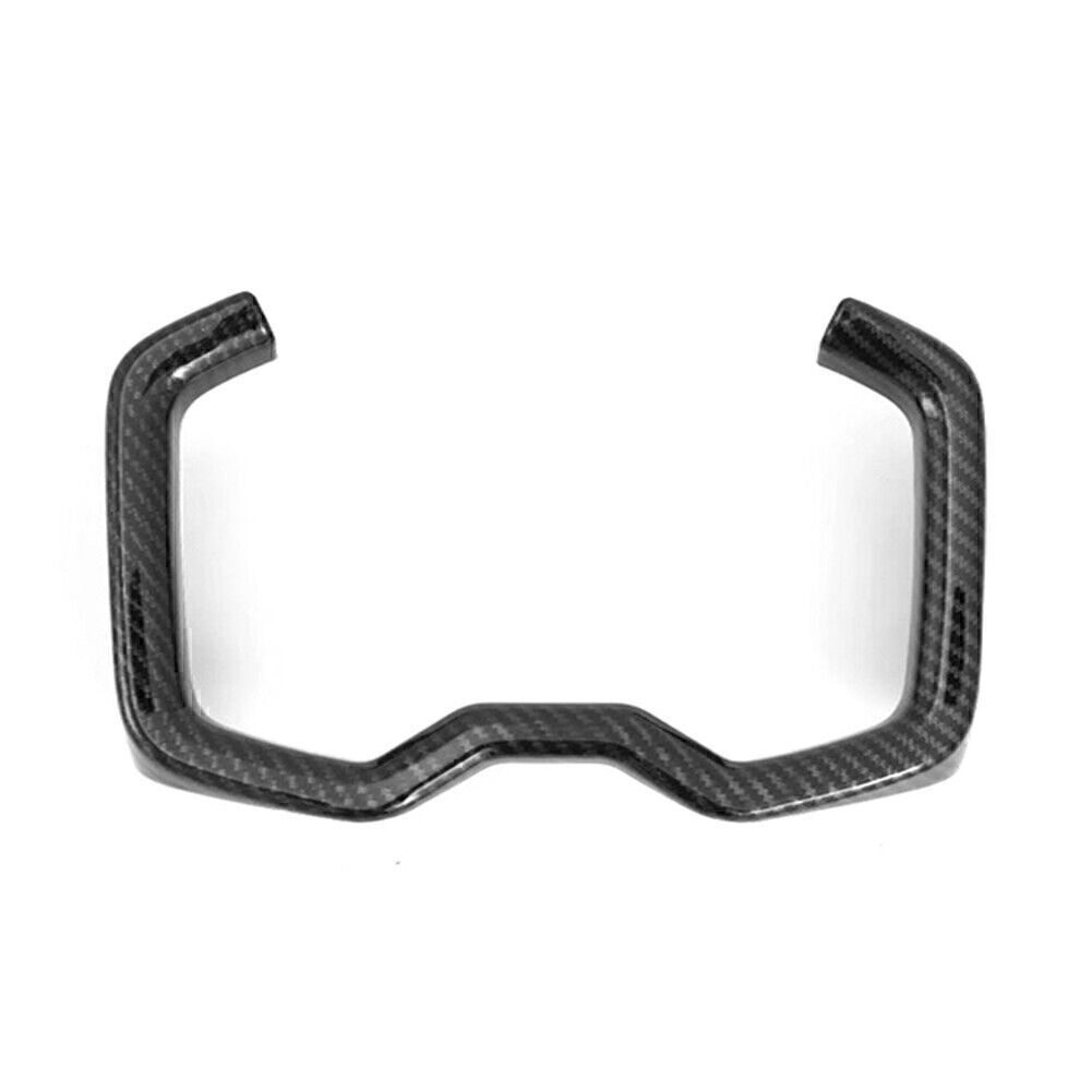 Carbon Fiber Inner Water Cup Holder Frame Cover Trim Fit 2019 2020 for Toyota RAV4