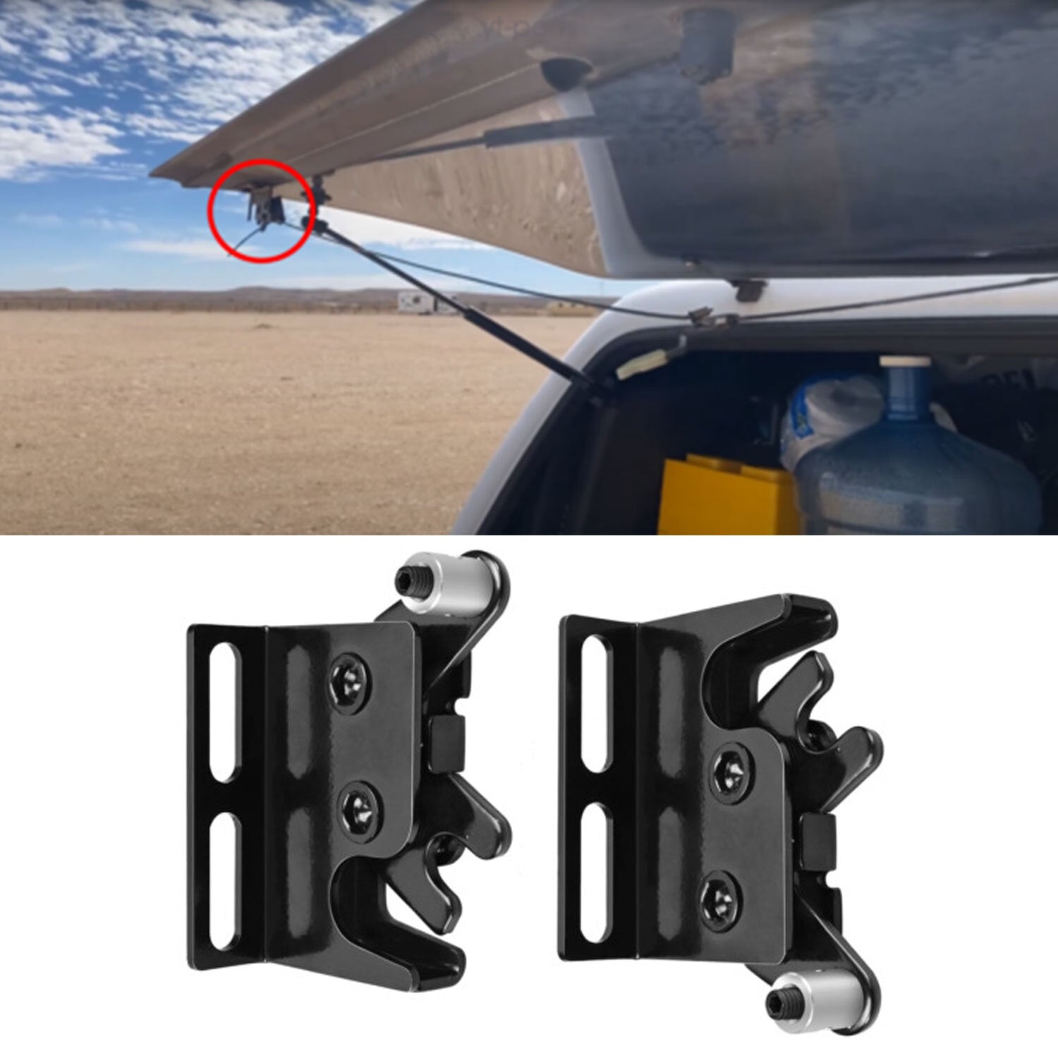 2pcs Truck Cap Rotary Latch For 83515/83514 100XL/XR/XQ/180XL 700 tonneau