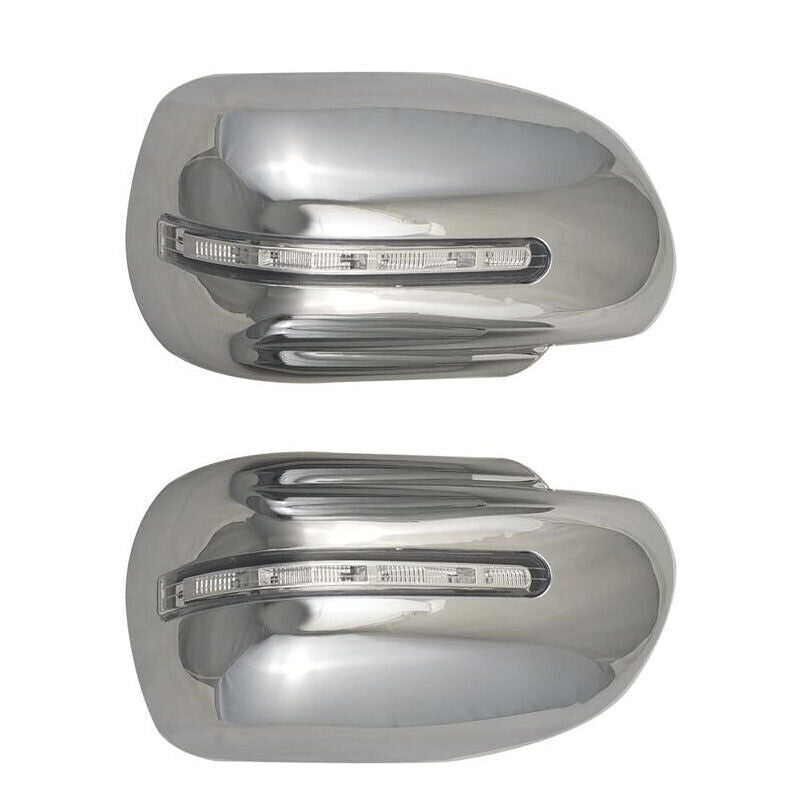 LED For 2008-2015 for Suzuki Grand Vitara SUV Side Light Mirror Covers Trims Chrome