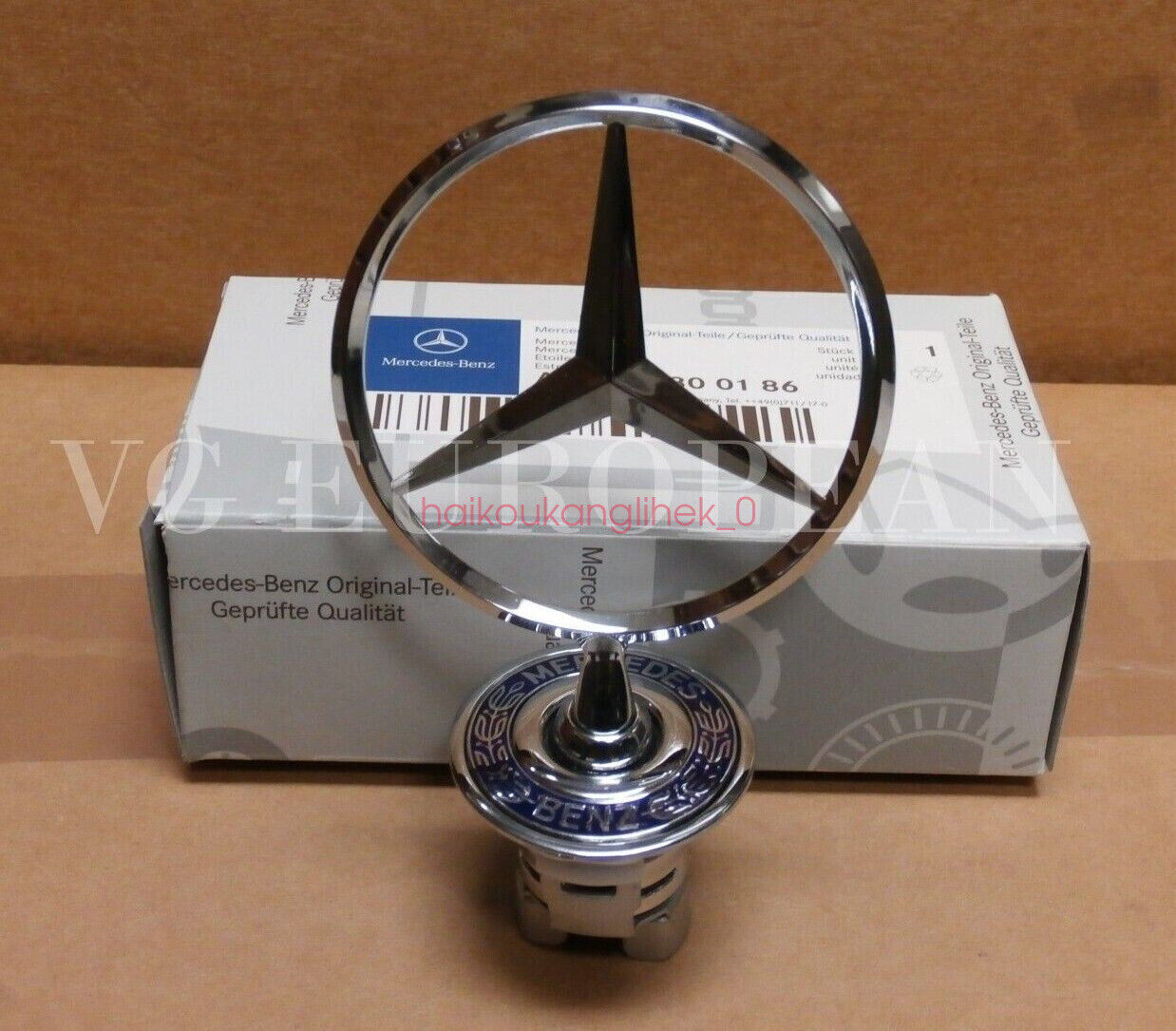 new for Mercedes-Benz SEC CLK-Class hooded star badge!!!!