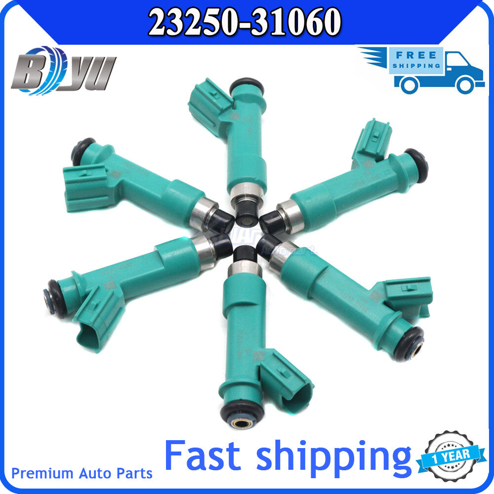 6-piece fuel injector 23250-31060 for Toyota 4Runder Tacoma Tundra FJ Cruiser 4.0L