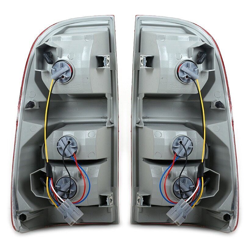 Pair for Toyota Hilux 2005-2015 Tail Light Brake Lamp With Harness Without Bulbs