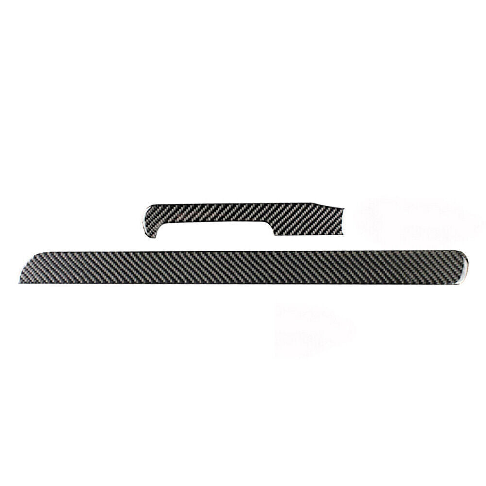 2 Pcs Carbon Fiber Copilot Dashboard Panel Cover for VW for Golf 6 MK6 2008-2013