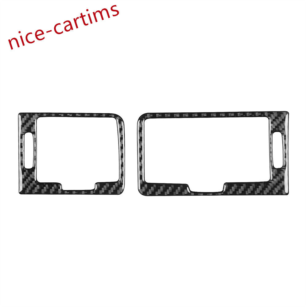 Carbon Fiber Dashboard Side Air Vent Outlet Cover for BMW 7 Series E38 1994-2001