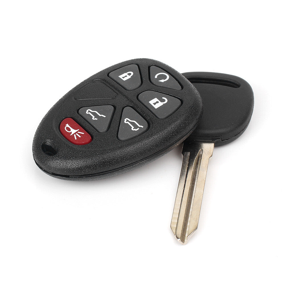 1X Remote Control Key Fob 6 Button For 2007-14 08 for Chevy Tahoe Traverse for GMC for Yukon